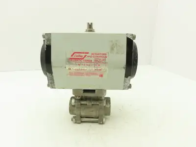 Unitorq M-74 K4/4 DLS Pneumatic Actuator with 1"NPT Sharpe Ball Valve 1000psi