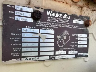 USED WAUKESHA F11GU
