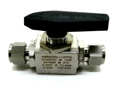 NEW HAM-LET H6800SSL1/2PSS STAINLESS STEEL BALL VALVE
