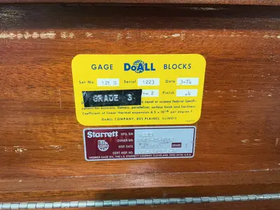 Used STARRETT 1223 Gage Blocks Ohio US | HGR 24 #1251173