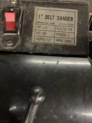 5954-590 1″ X 30″ Belt & 5″ Disc Sander 1/3HP Polish Grinder Sanding Machine
