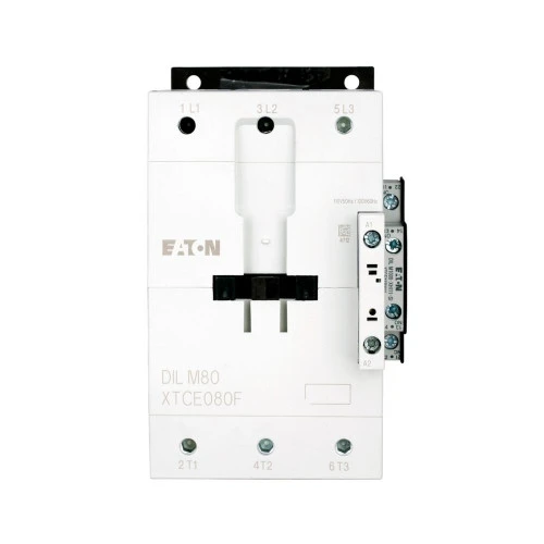 Eaton XTCE095FS1A IEC Contactor, 95A, Side-Mounted, 110 Vac 50 Hz, 120 Vac 60 Hz [New]