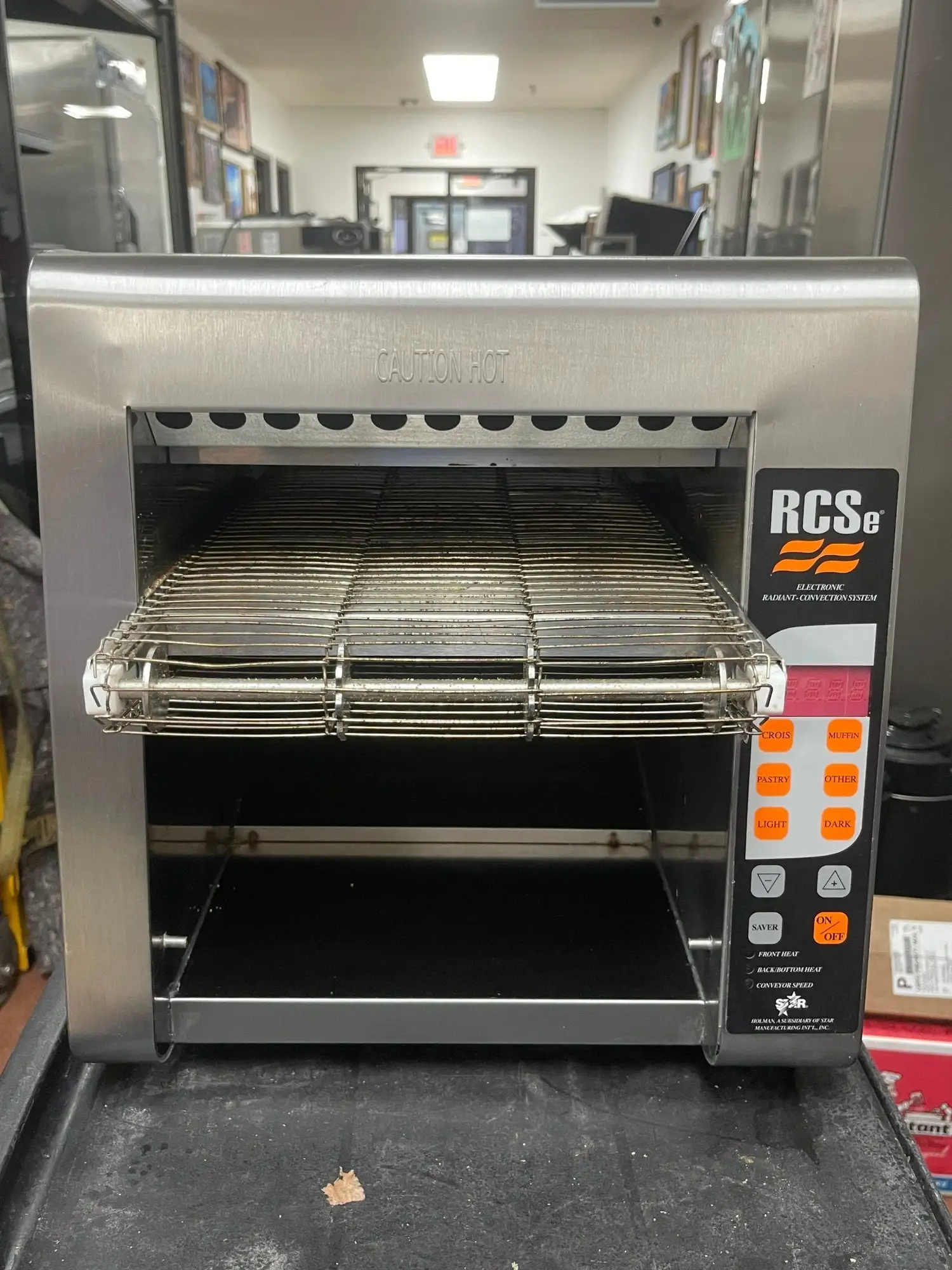 Used Star Used Star Holman RCSE-2-1200BK Commercial Conveyor Toaster 220V Conveyor Ovens Illinois US | Falcon Restaurant Supply #1376182