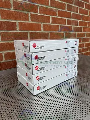 USED 5 BOXES OF - BECKMAN 717254 AP 96 BIOMEK PIPETTE TIPS P20 NON-STERILE 100 ΜL