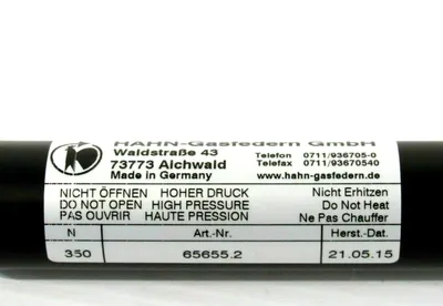 NEW HAHN GASFEDERN 65655.2 GAS SPRING 656552