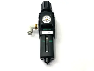 Used CKD Pneumatic Filter Regulator 1/4" Ports Air Pressure Regulators Michigan US | Maverick Industrial Sales #1389642