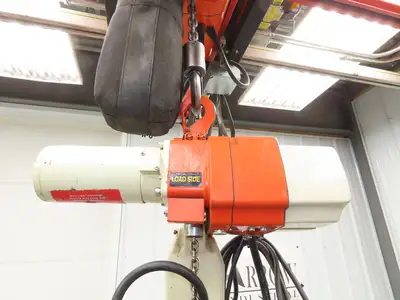 Harrington ED525DA 1/4 Ton 525lb Electric Chain Hoist 5' Lift 10-44FPM 1Ph 115V