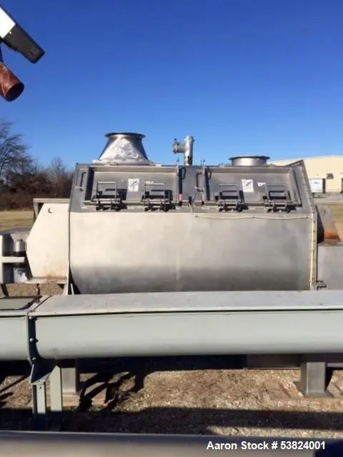 Used PHLAUER AJSP 486-6 SPSS Paddle Mixers Illinois US | Aaron Equipment #85371