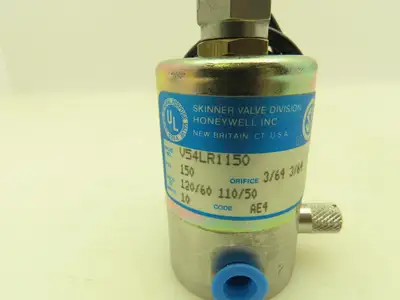 Honeywell Skinner V54LR1150 Solenoid Valve 3-Way NC 120V 150 PSI 1/8" NPT