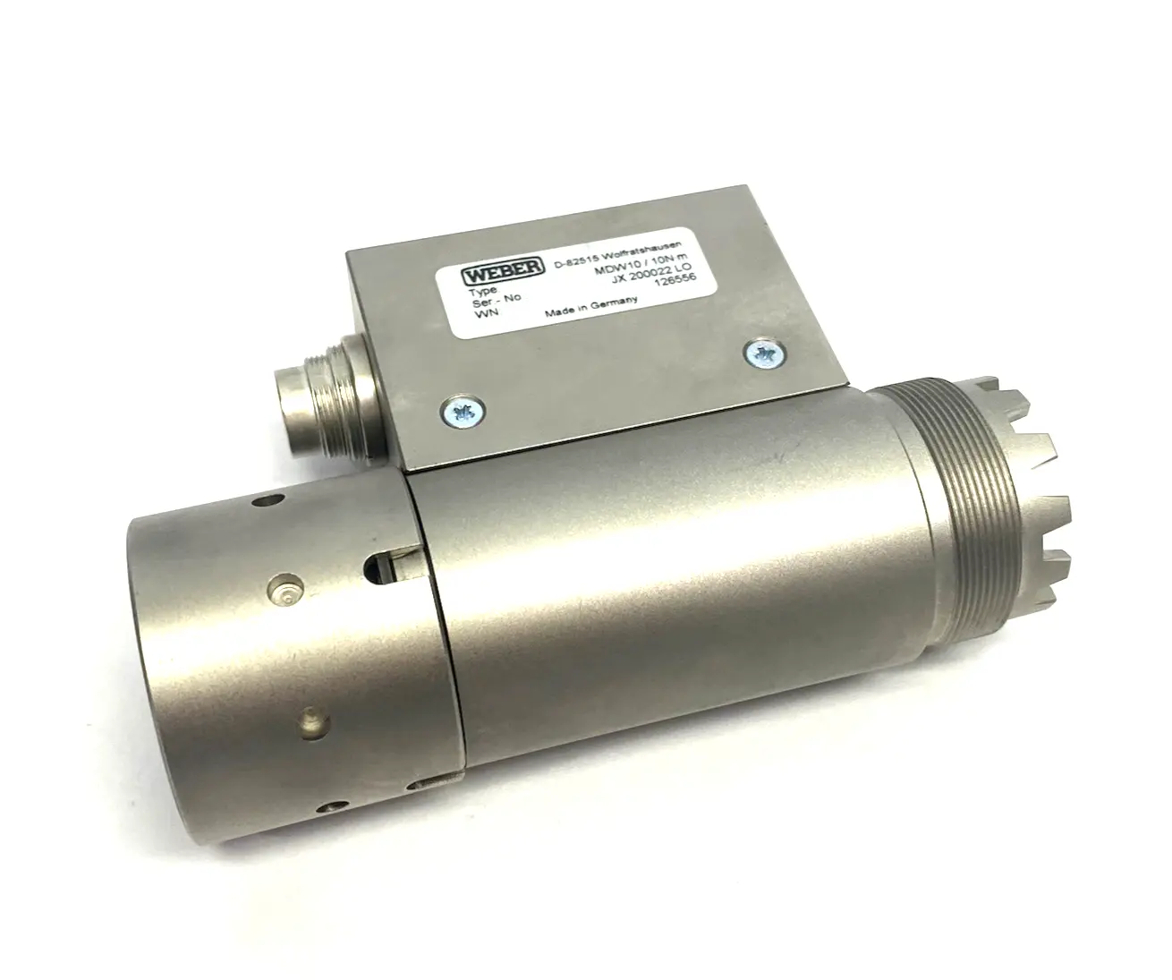 Used Weber Screwdriving Systems Dynamic Transducer 10 Nm, 2-tracks, 360 pulses, MDW10 Transducers Michigan US | Maverick Industrial Sales #1390737