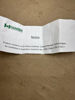 NEW Hansen H5602/250