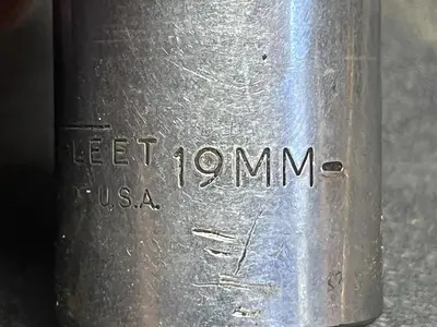 Fleet 1219MD 19mm 12pt 3/8" Drive Socket