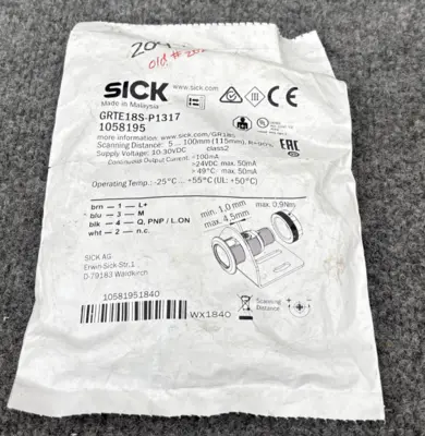 New | in-Stock SICK 1058195 Photoelectric Sensors California US | Davliegogo LLC #1707094