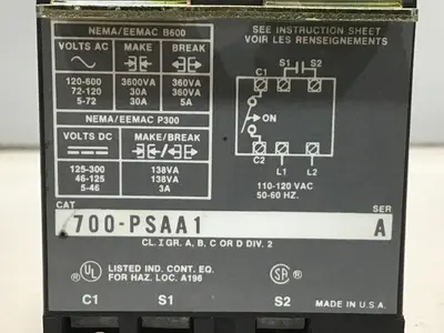 USED ALLEN BRADLEY 700-PSAA1 SER A