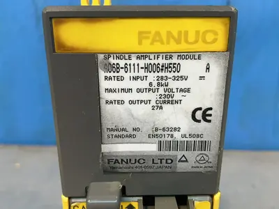 Used FANUC A06B6111H006#H550 Spindle Drives Ohio US | HGR 24 #1335288