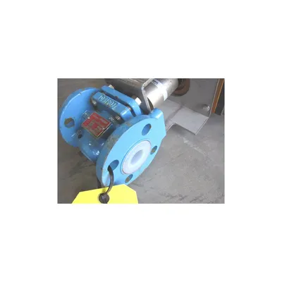 FLOWSERVE DURCO 1" TEFLON LINED PLUG VALVE - T4E1