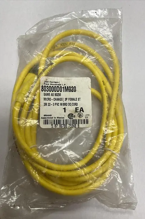 New | in-Stock WOODHEAD 803000D01M020 Miscellaneous Equipment (Electrical & Power) | Surplus Asset Holdings #1190667