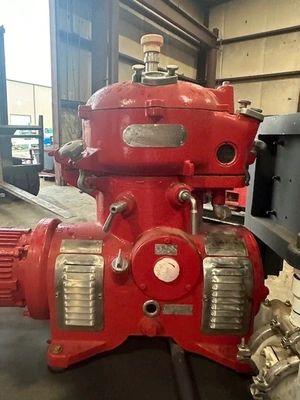 Sharples P600 and Westfalia OTA 7 centrifuge test system.