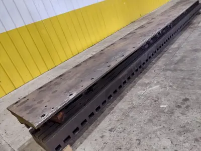 18' LONG T-SLOTTED RAIL DIE PLATE: STOCK #24011