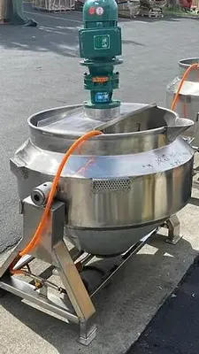 100 Liter Jacketed Mixer Cook Kettle Electric