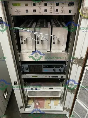 USED BRUKER NMR CONSOLE W/ SPECTROSPIN H2903 MAINFRAME, DRESSLER LPPA, & MORE MODULES