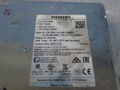 Used SIEMENS 6EP13343BA10 Power Supplies | HGR 24 #738815