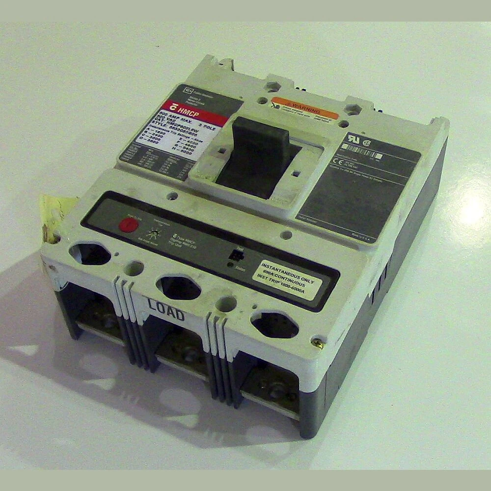 Cutler Hammer 3 Pole 600 Amp HMCP Breaker