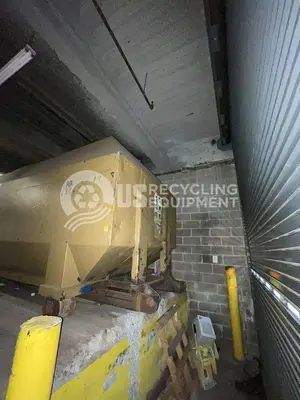 USED MARATHON TC-225T STATIONARY COMPACTOR WITH 40 YARD RECEIVER
