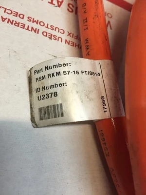 Used TURCK ELEKTRONIK RSM RKM 57-15 FT / S614 Cable & Wire | J&J Industrial Supply #542308