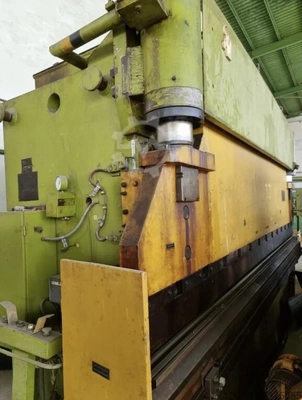 AZOV CNC Hydraulic Press Brake, in good working condition, visible under power
