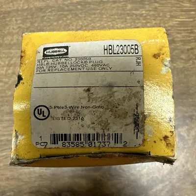 New | in-Stock HUBBELL HBL23005B Miscellaneous Equipment (Electrical & Power) | Surplus Asset Holdings #1198648