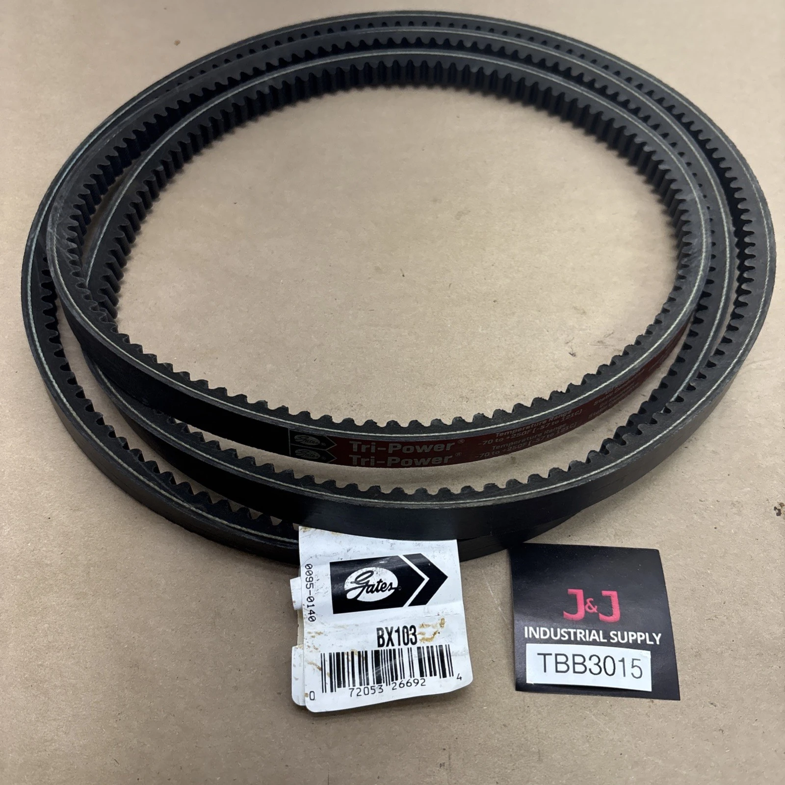 New Gates  BX103 Tri-Power V-Belt Fast Shipping Warranty
