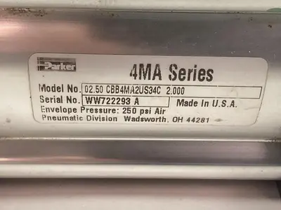 Used PARKER CBB4MA2US34C Pneumatic Cylinders Ohio US | Surplus Asset Holdings #1246265