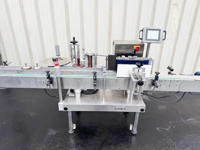 CVC Model 302C Inline Wrap Pressure Sensitive Labeler