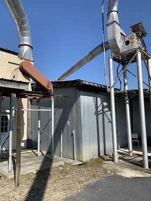 CYCLONE-BAGHOUSE DUST-COLLECTION SYSTEM