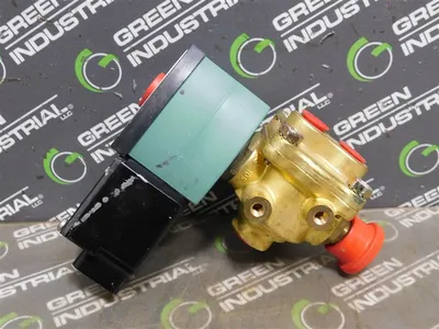 ASCO JKP8342G1MS Red Hat Solenoid Valve 1/4" 20.1W 100 PSI Water & Oil Used