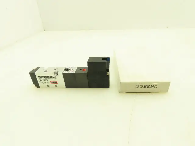 Aro Sierra S5SBMC Pneumatic Air Spool Valve 5/2 5 Port 2 Pos 1/16" NPT 120VAC
