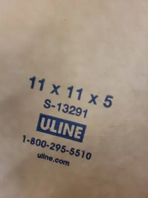 Assorted ULINE Corrugated Cardboard Boxes in 4 Sizes