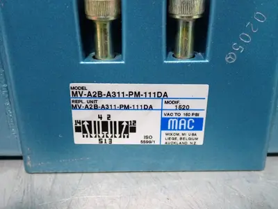 NEW MAC VALVES MVA2BA311PM111DA