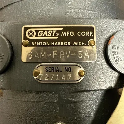 New | in-Stock GAST 6AM FRV-5A Motors (misc) | Surplus Asset Holdings #1204756