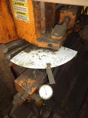 3" HUTH MODEL #2007 HYDRAULIC RAM TYPE TUBE BENDER & END FORMER: STOCK #19709