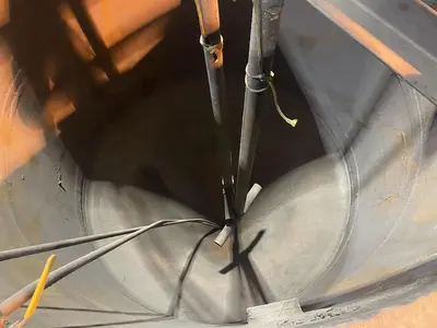 Used USED 3000 GALLON FIBERGLASS CONE BOTTOM TANKS _UNKNOWN_ Dish & Cone Bottom Tanks North Carolina US | DH Griffin Used Equipment #1383800