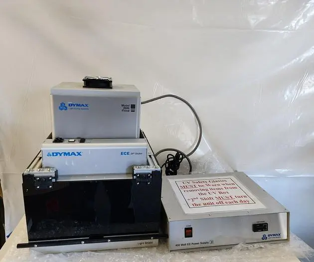 DYMAX MODEL 2000 FLOOD, ECE ZIP SHUTTER, LIHT SHEILD, 400 WATT POWER SUPPLY