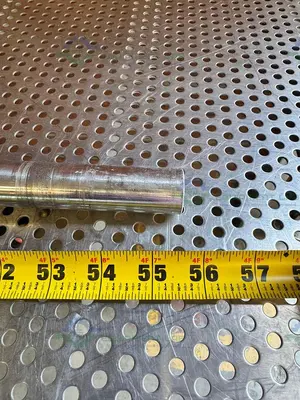 Used 56" STAINLESS STEEL MIXING SHAFT  1" DIAMETER W/  6" IMPELLER Agitator Shaft California US | Equipment Lab #1415115