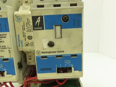Westinghouse Control W210MLCFCY7 Advantage Reversing Contactor Assy 3Ph 2Hp