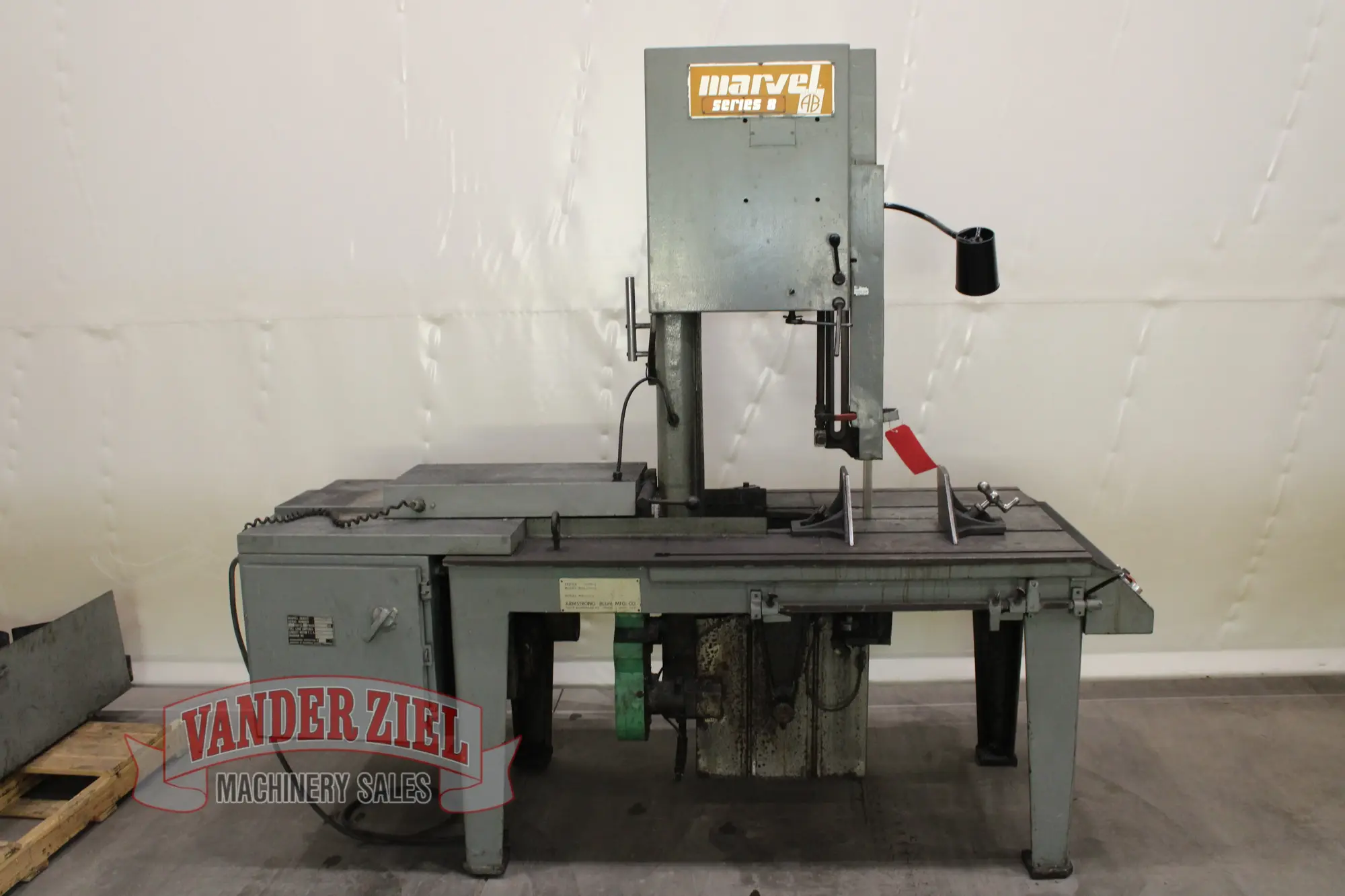 Used MARVEL MANUFACTURING MARK II Vertical Band Saws Michigan US | Vander Ziel Machinery Sales #1302649
