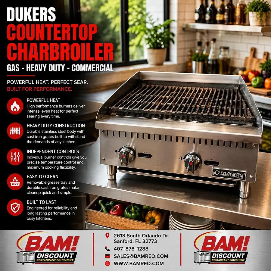 Used DUKERS _UNKNOWN_ Broilers Florida US | BAM Discount Restaurant Equipment #1353595