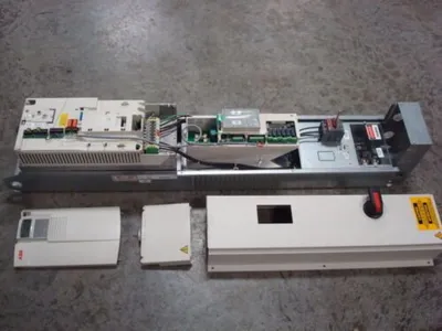 ABB 20 HP ACH401C01632+A0AE0000 AC Drive w/ Bypass and Disconnect VFD Used