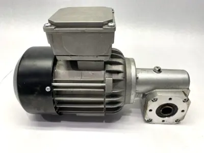 USED REXROTH THREE‑PHASE MOTOR W/ 3842527868 SLIP-ON GEAR UNIT