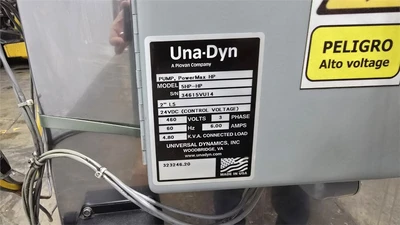 105 CFM Una-Dyn Powermax HP Pump, w/ 2" Hopper, 5 HP